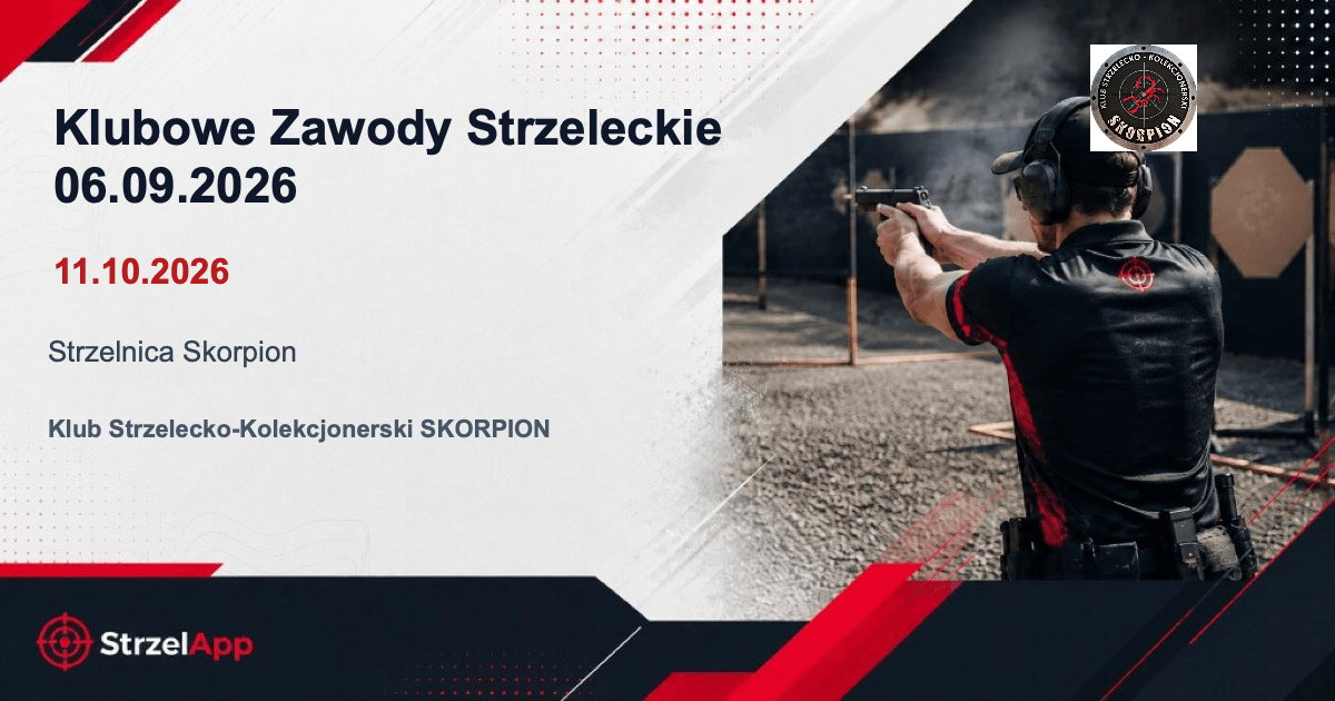 Klubowe Zawody Strzeleckie 11.10.2026